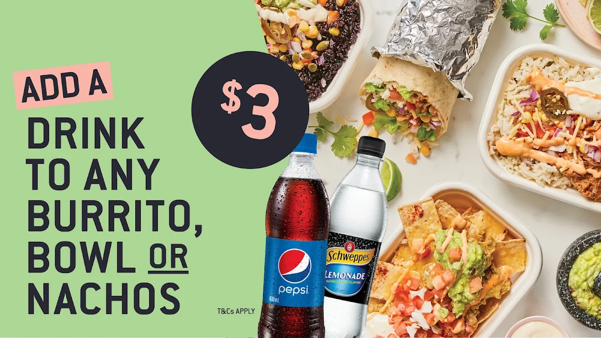 Menu, Zambrero Warnbro