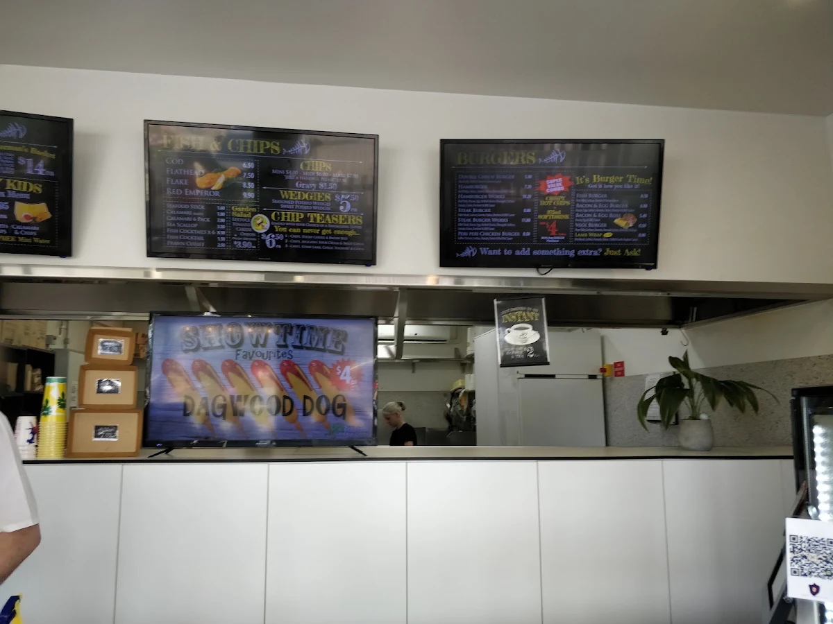 Menu, Oakland Fish and Chips