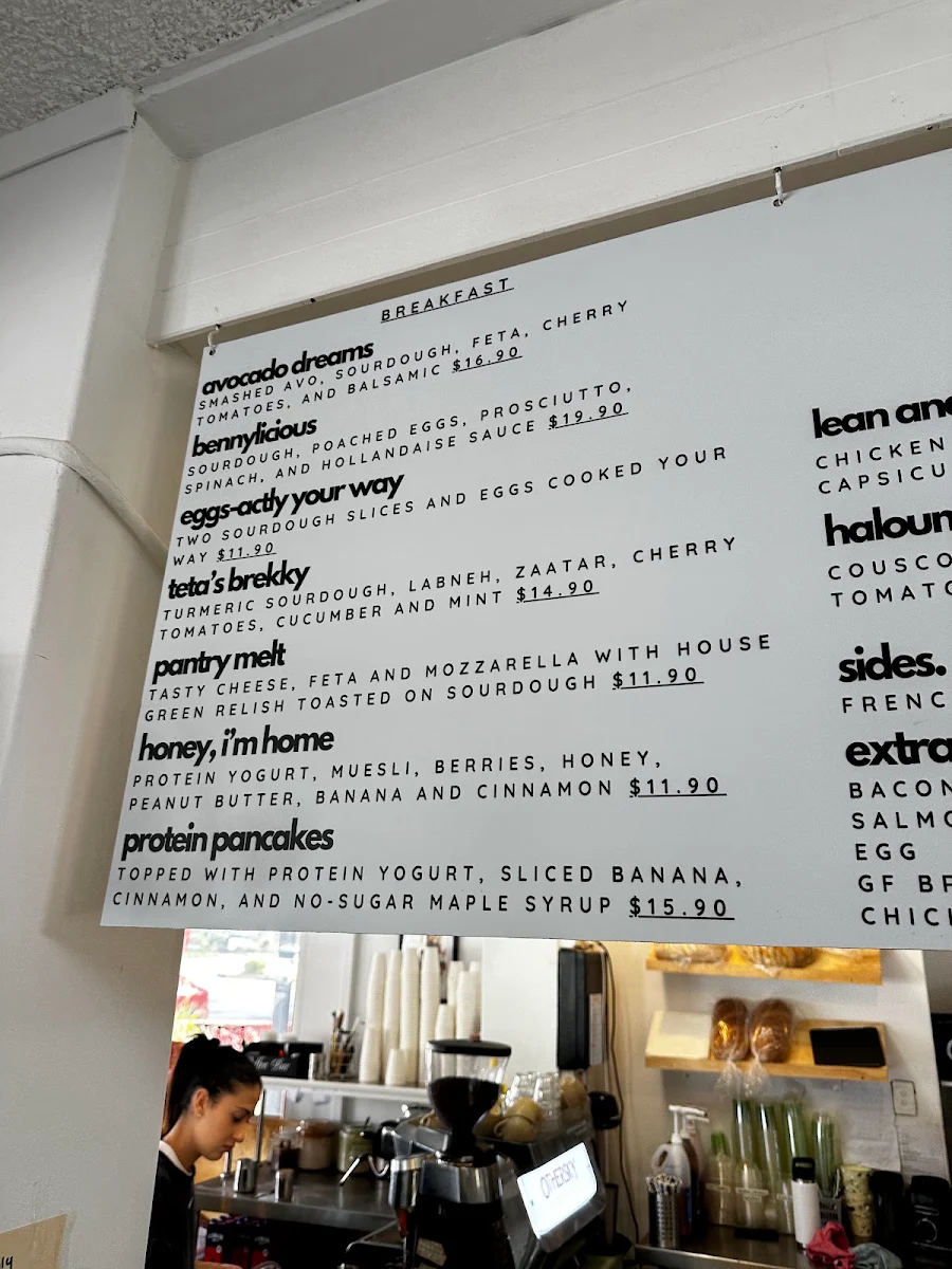 Menu, the lost PANTRY