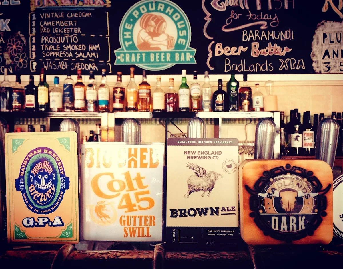 Menu, The Pourhouse