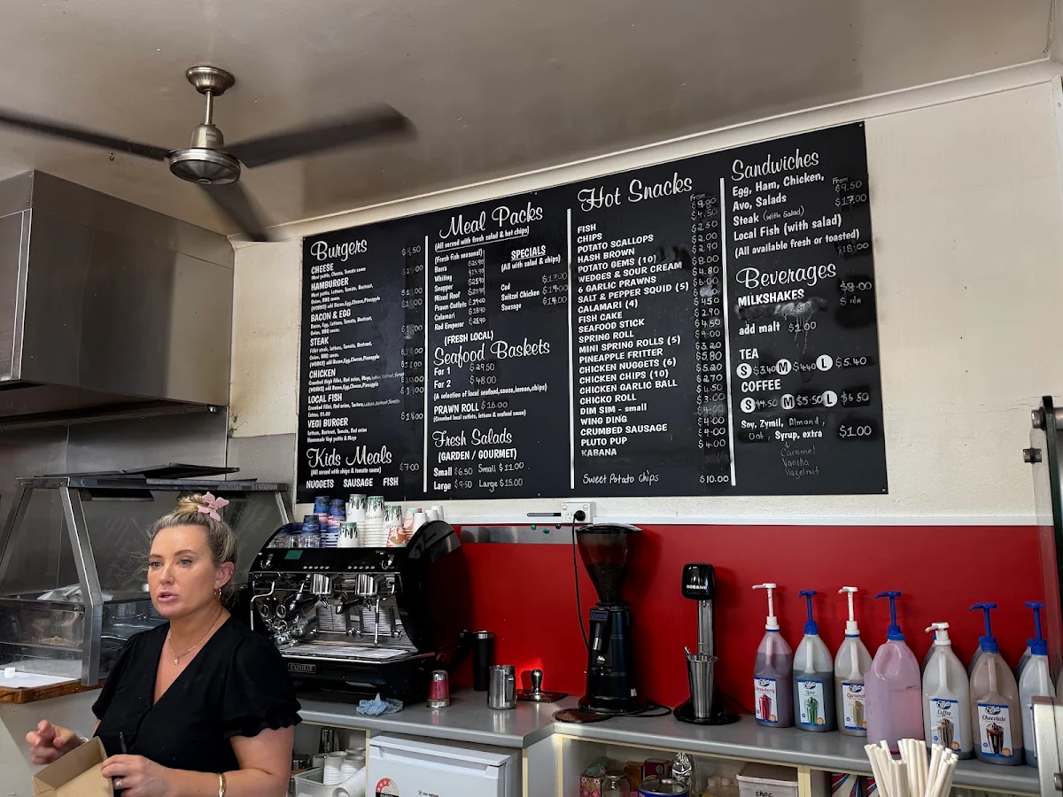 Menu, Snack Shack