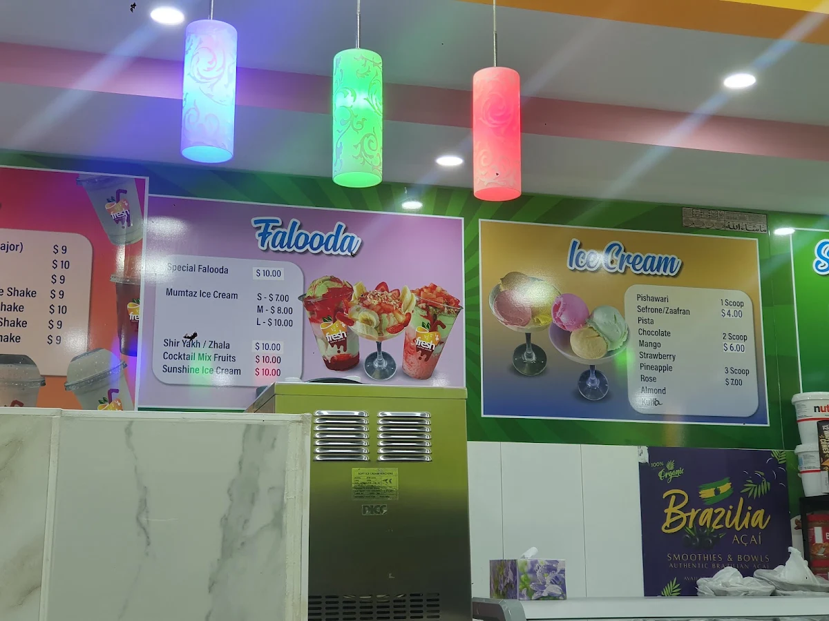 Menu, Agha juice