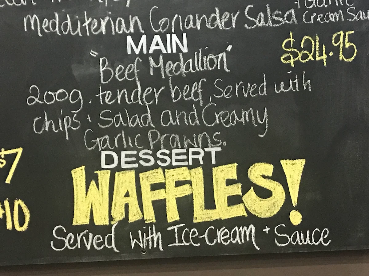 Menu, Sunnybank Hotel