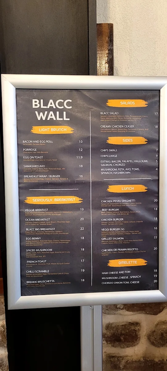 Menu, Beloved Cafe