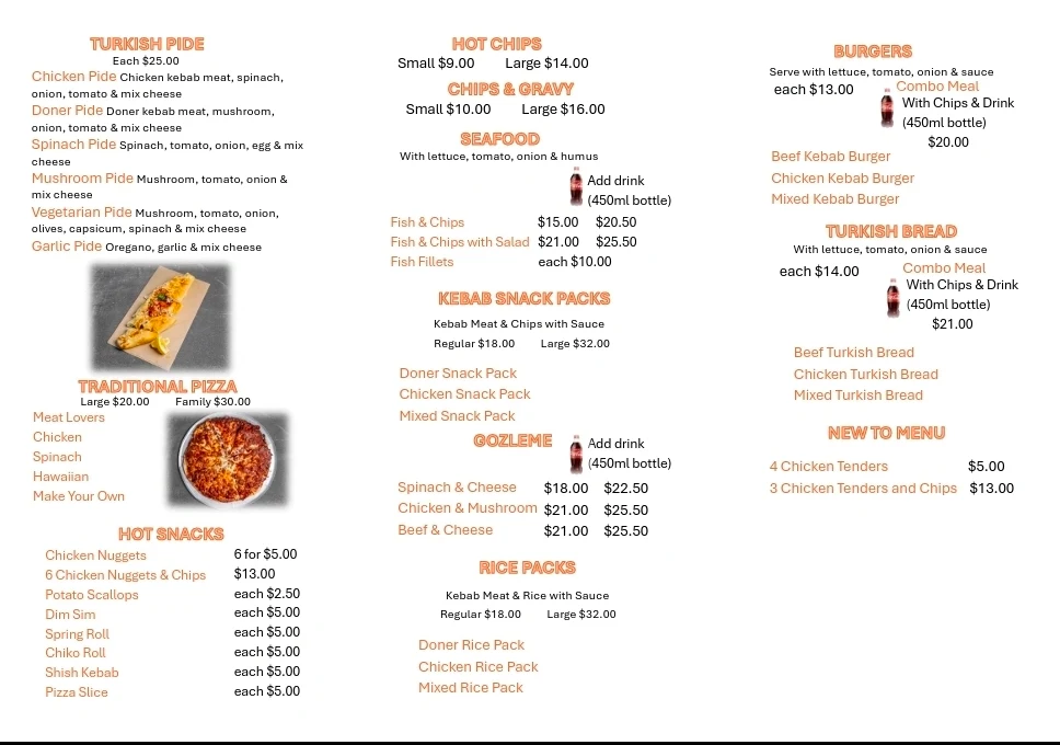 Menu, Ispa Kebab