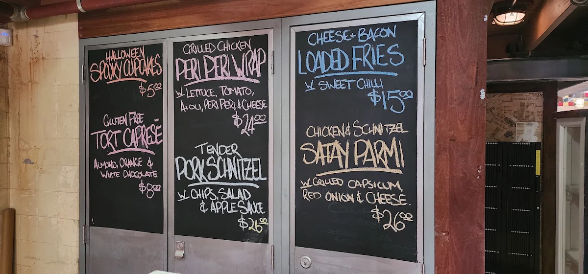 Menu, The Rusty Udder Bar