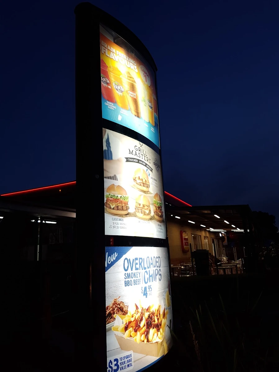 Menu, Hungry Jack's Burgers Watergardens