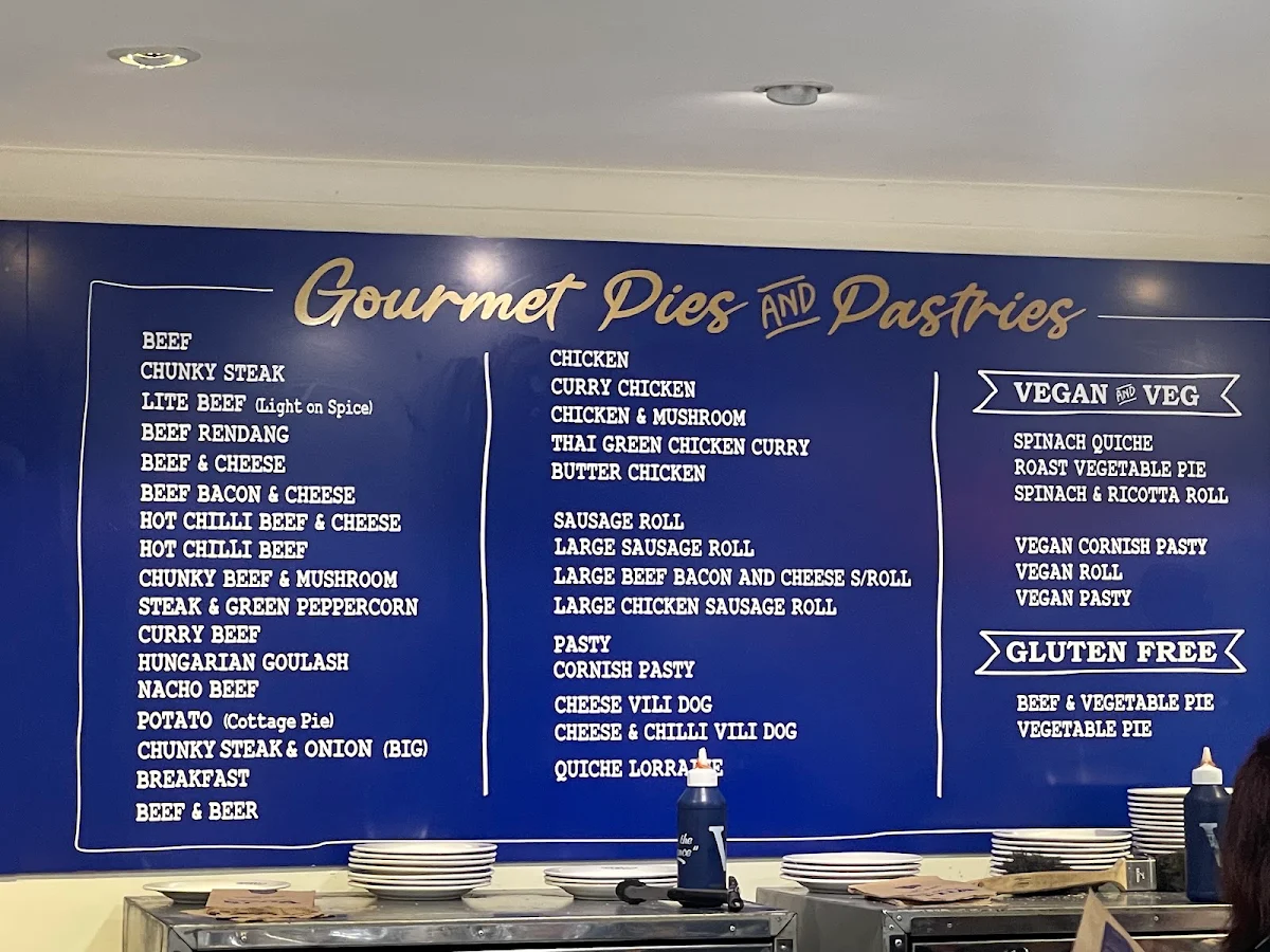 Menu, Café De Vili's