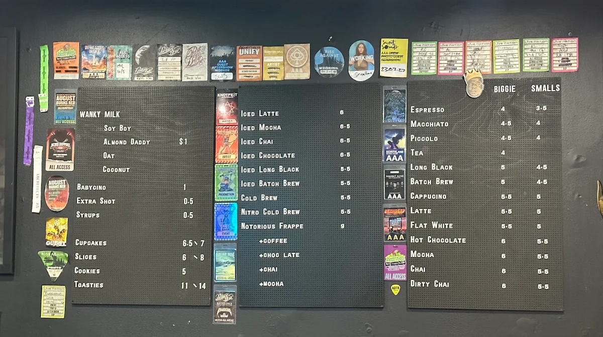 Menu, Death Before Decaf