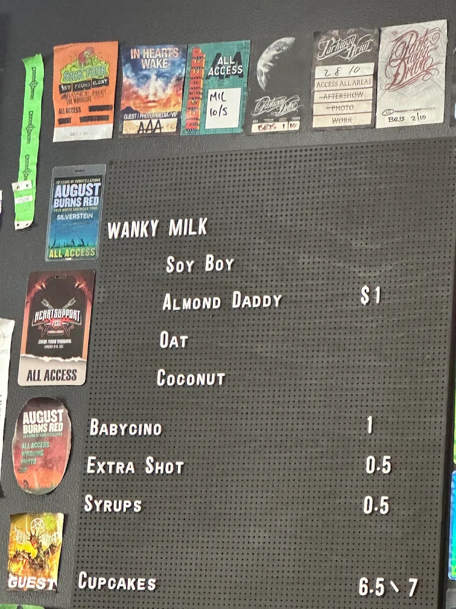 Menu, Death Before Decaf