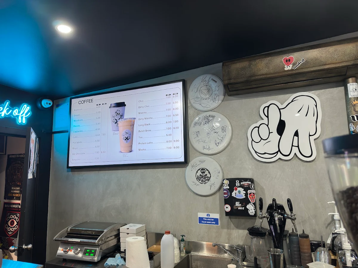Menu, Death Before Decaf
