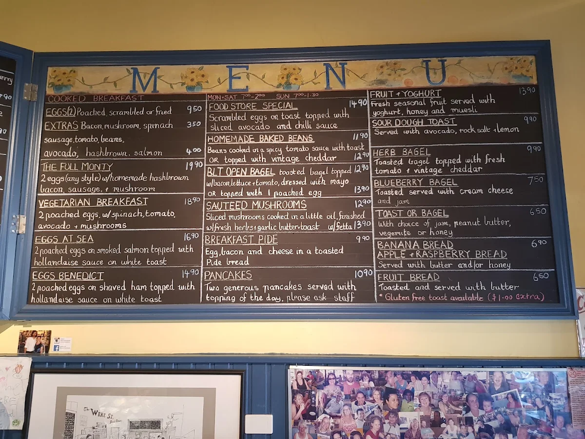 Menu, The Were Street Food Store