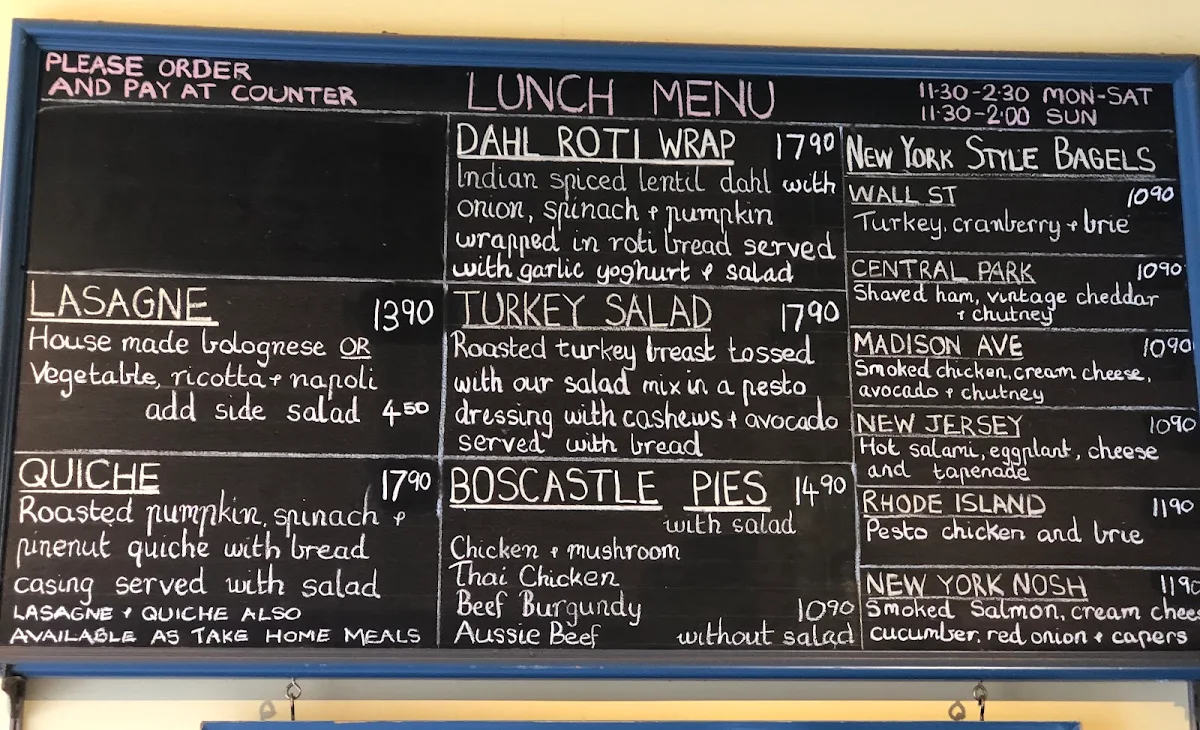 Menu, The Were Street Food Store