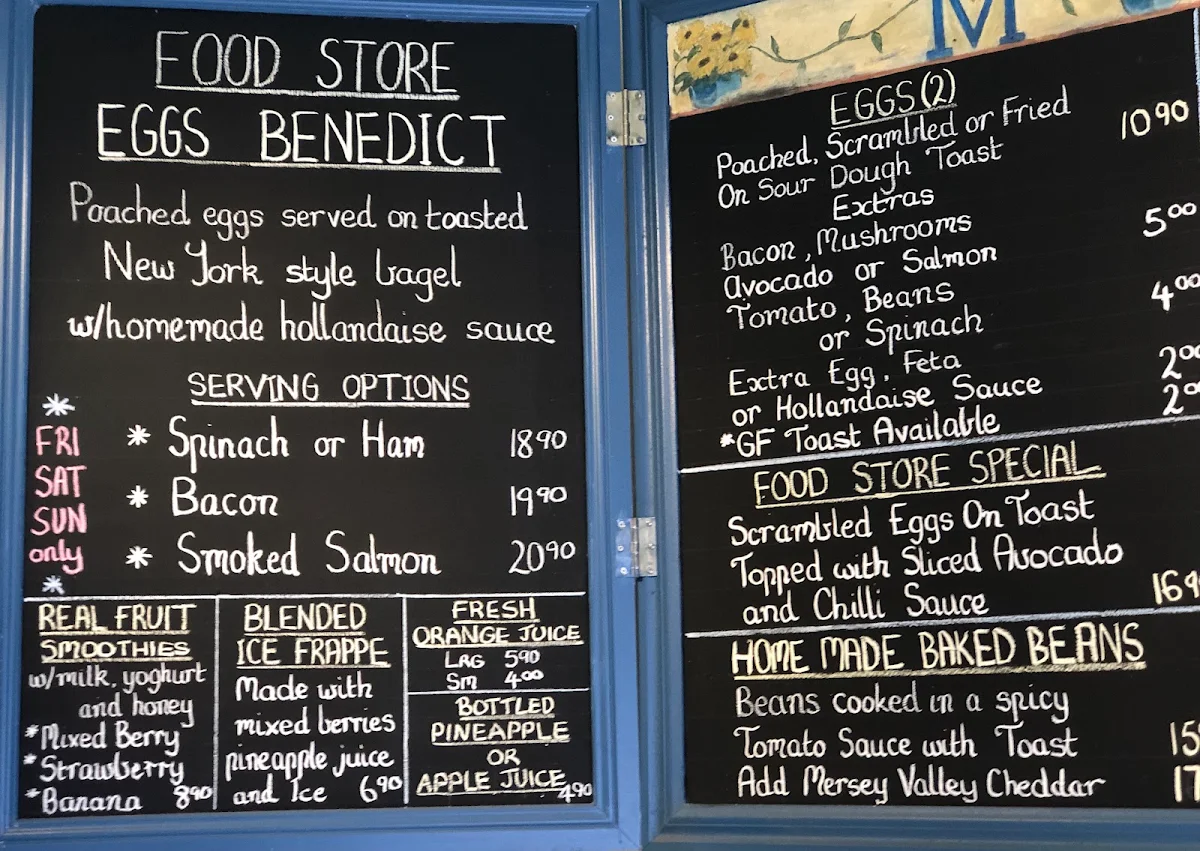 Menu, The Were Street Food Store