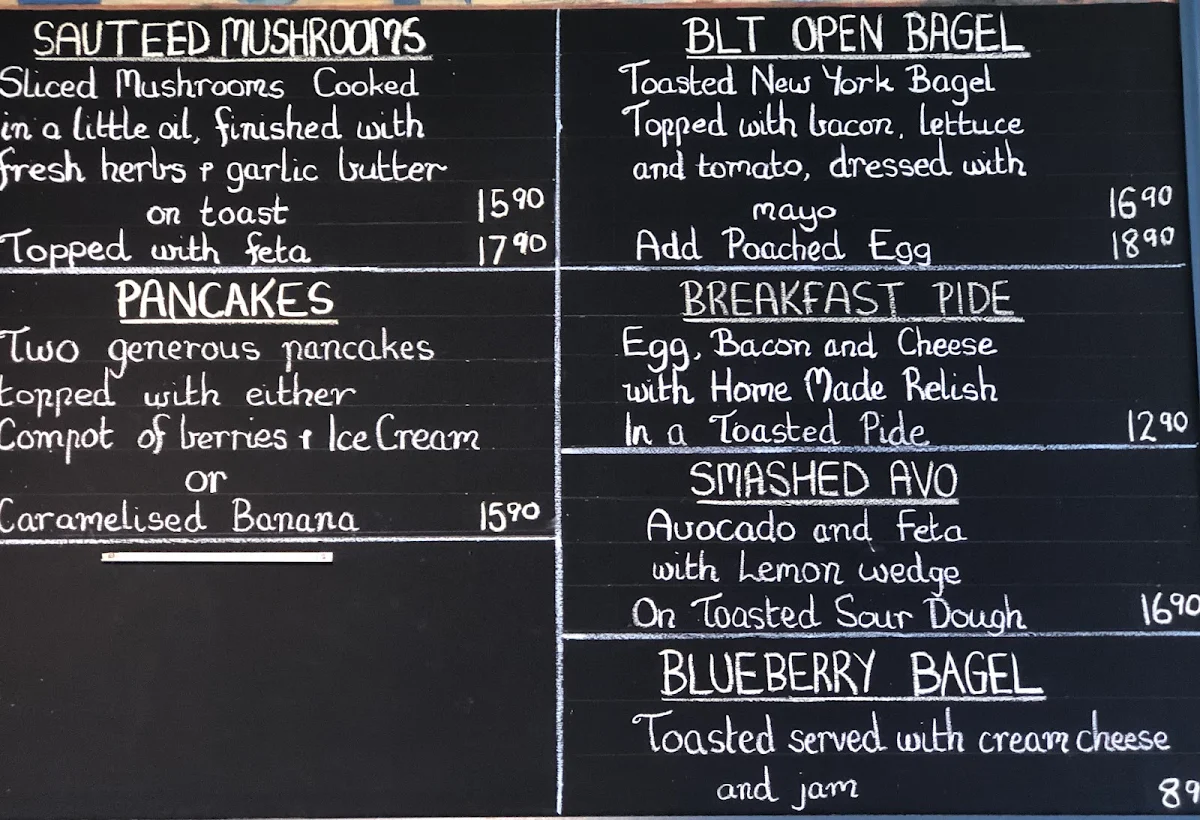 Menu, The Were Street Food Store