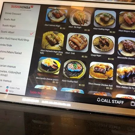 Menu, Sushi Honba Burleigh Waters