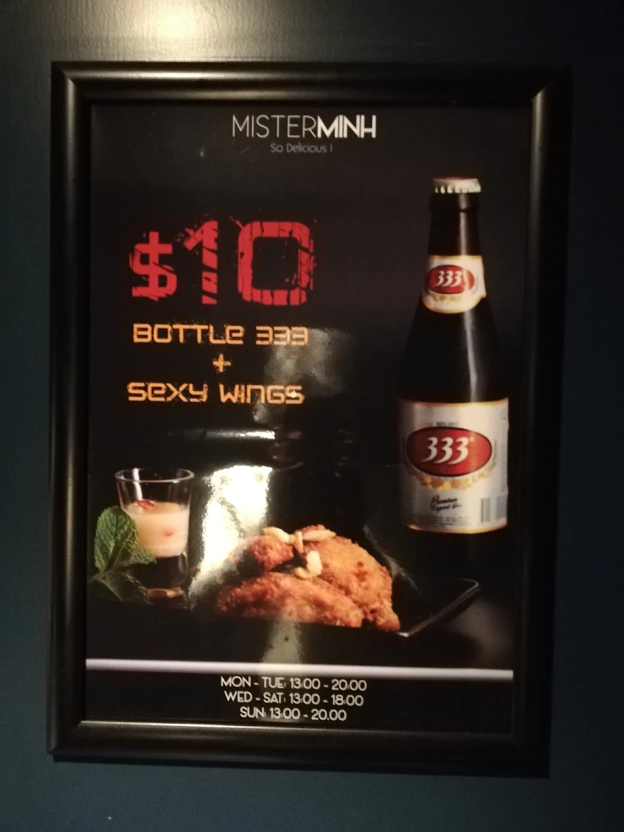 Menu, Mister Minh