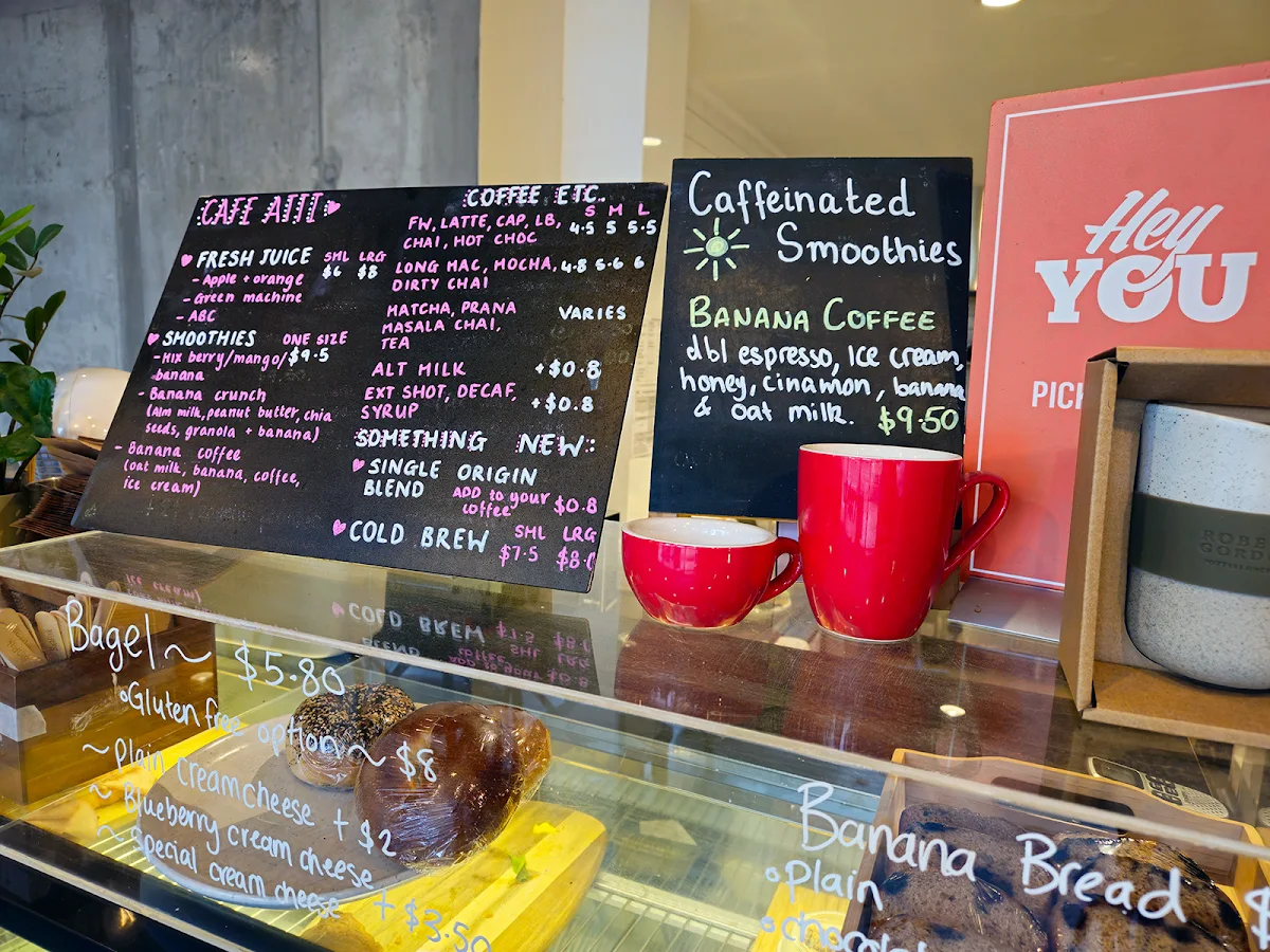 Menu, Cafe Atti