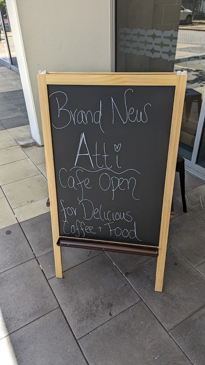 Menu, Cafe Atti