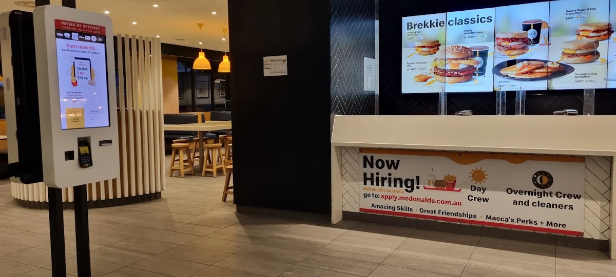 Menu, McDonald's Albion Park Rail