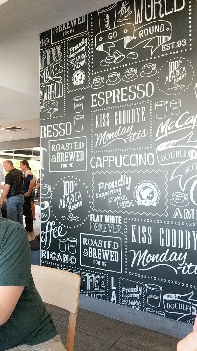 Menu, McDonald's Albion Park Rail