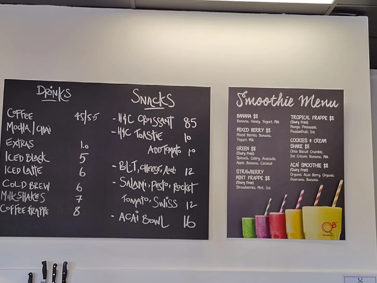 Menu, Full Dose Coffee Bar