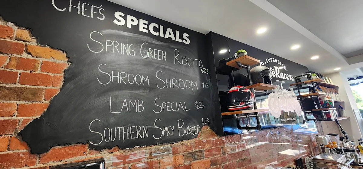 Menu, Superbike Cafe Racers