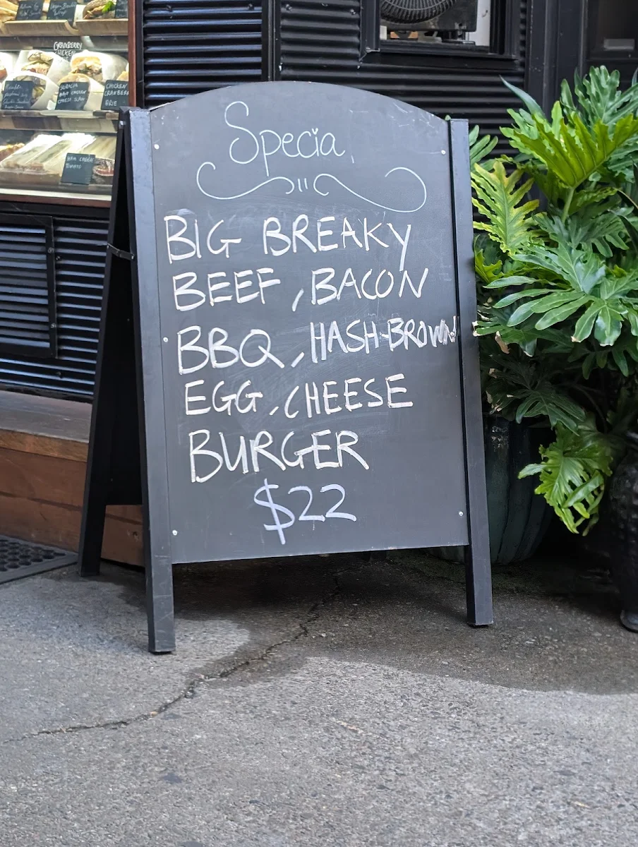Menu, No.5 Cafe