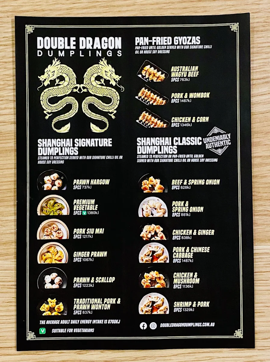 Menu, Noodle Box Pimpama