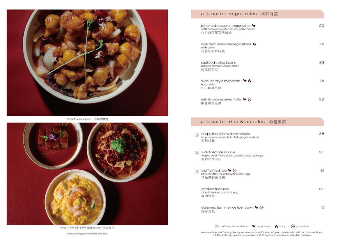 Menu, Goodtime Bistro - YUM CHA CHA CHA