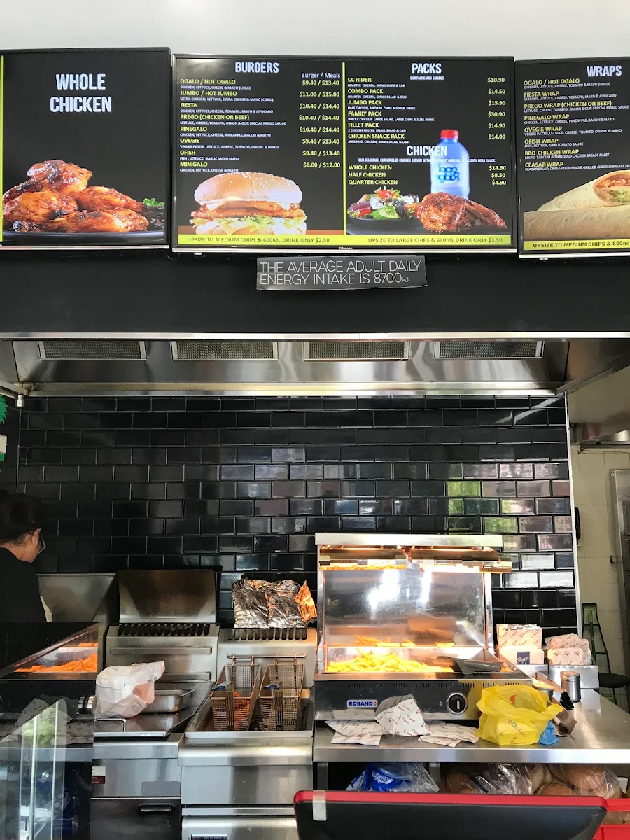 Menu, Ogalo Bondi