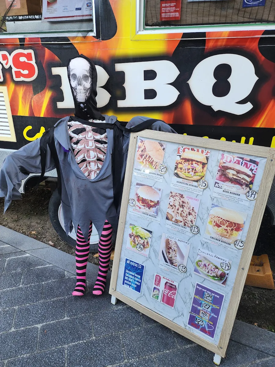 Menu, Big Dan's BBQ Kitchen