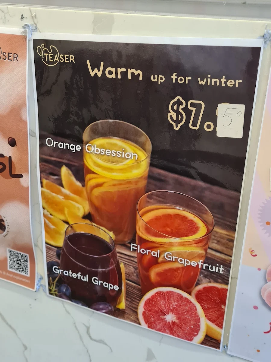 Menu, Teaser Footscray