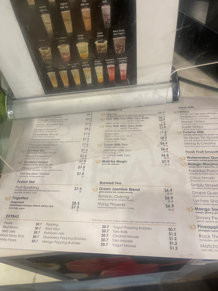 Menu, Teaser Footscray