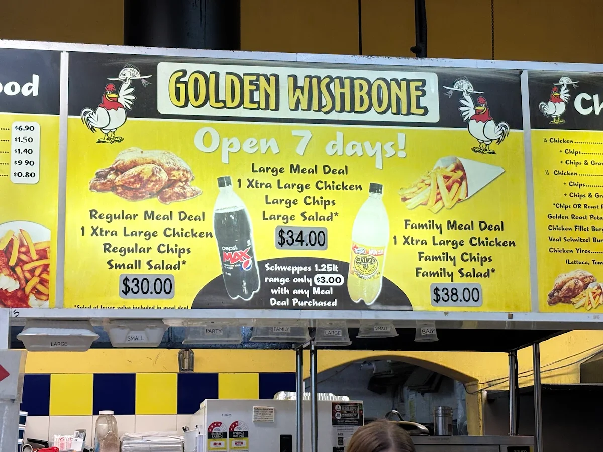 Menu, The Golden Wishbone