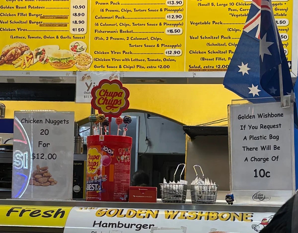 Menu, The Golden Wishbone