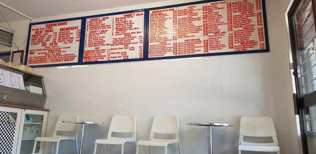 Menu, Remo's Waterside Chinese Takeaway