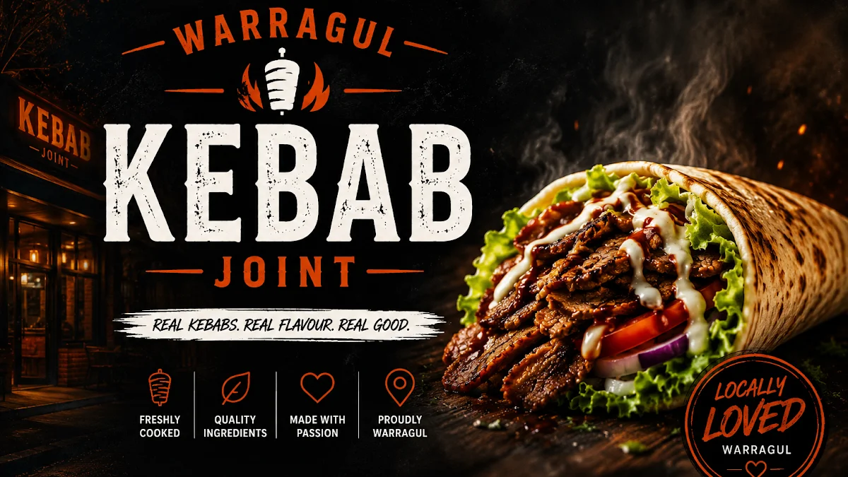 Menu, Kebab Joint Warragul