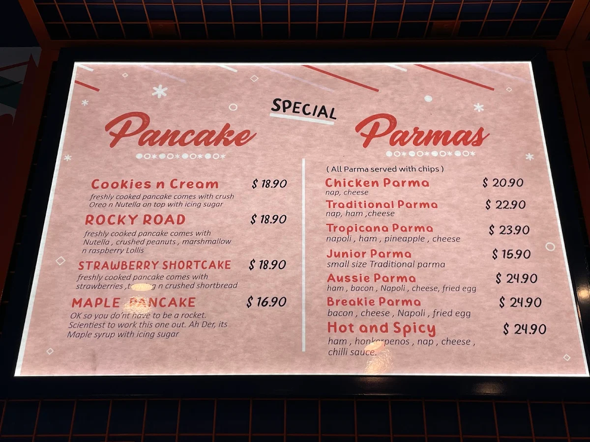 Menu, Honker Burger