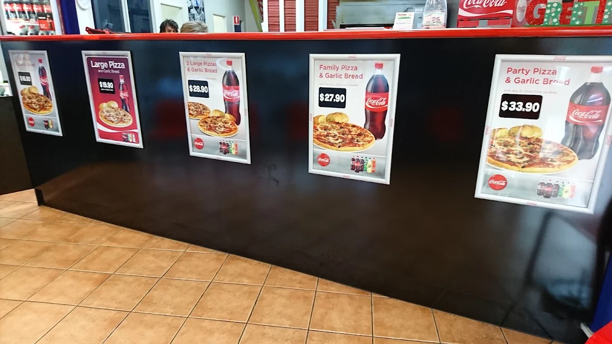 Menu, Pizza Works