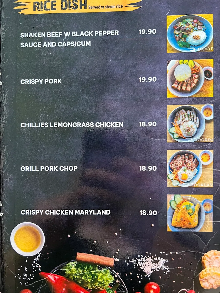 Menu, Vietnam Lotus