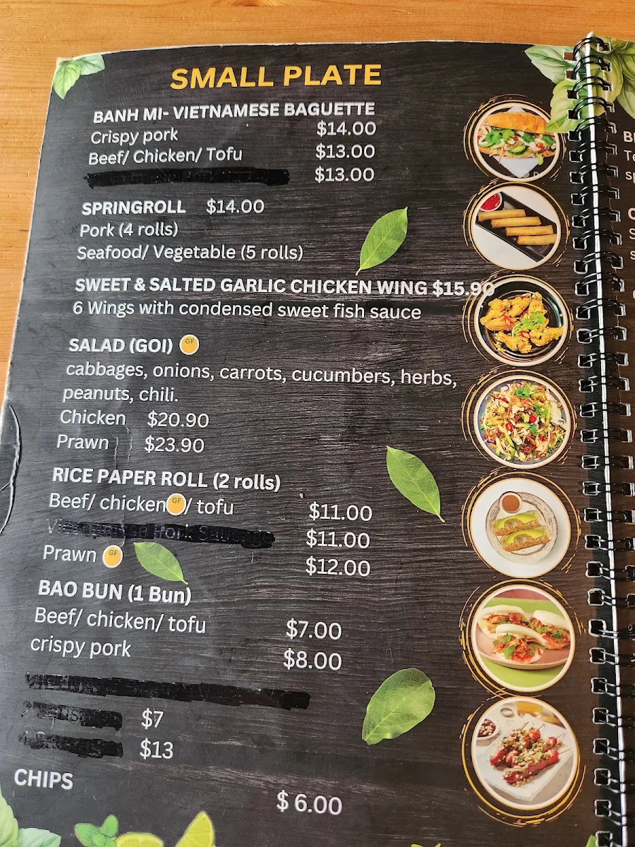 Menu, Vietnam Lotus