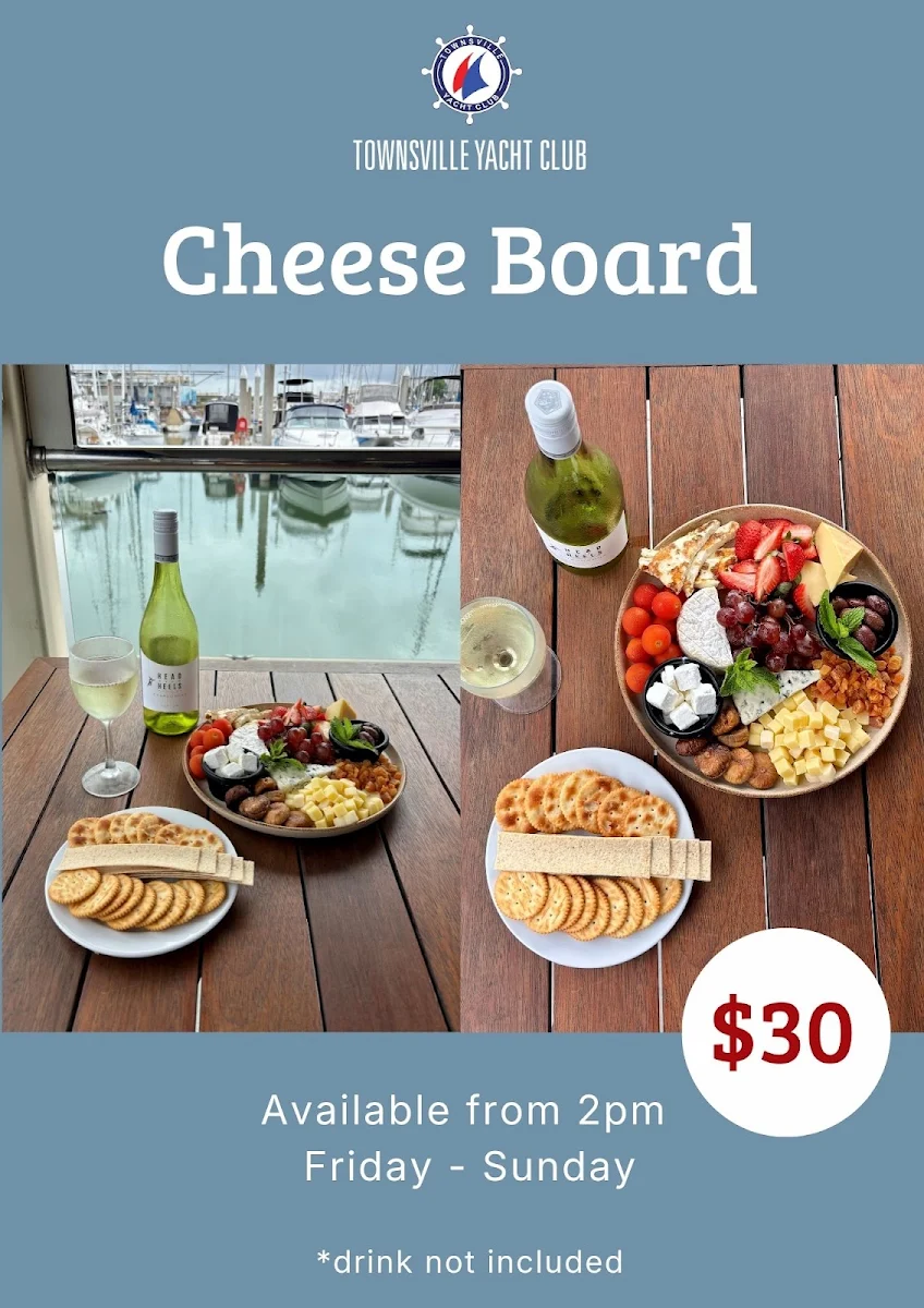 Menu, Townsville Yacht Club & Marina