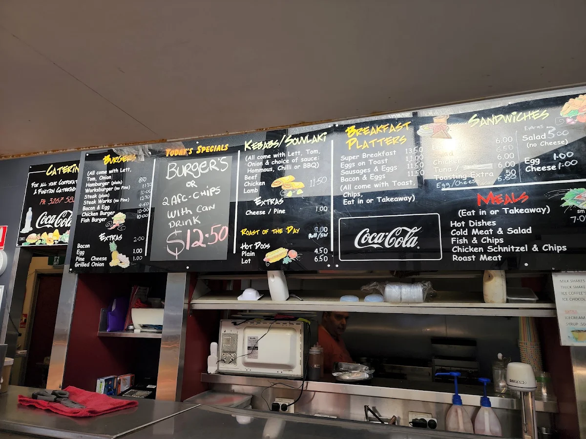 Menu, Cafe D'lish & Carvery Takeaway