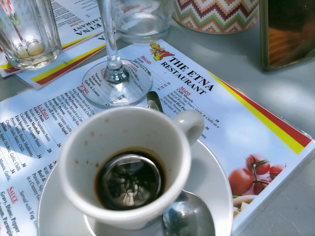 Menu, The Etna on Darby