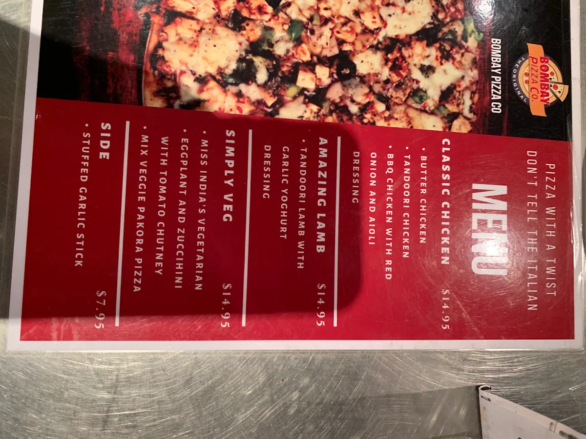 Menu, Miss India Morningside