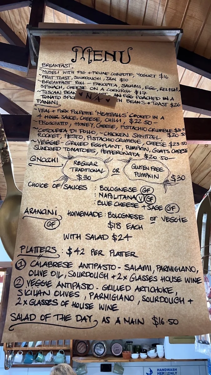 Menu, Sale e Pepe Deli