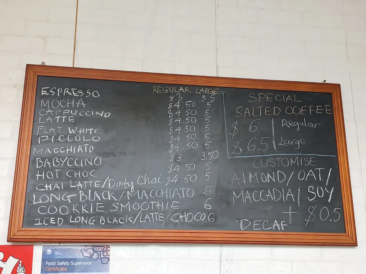 Menu, DON DON Coffee