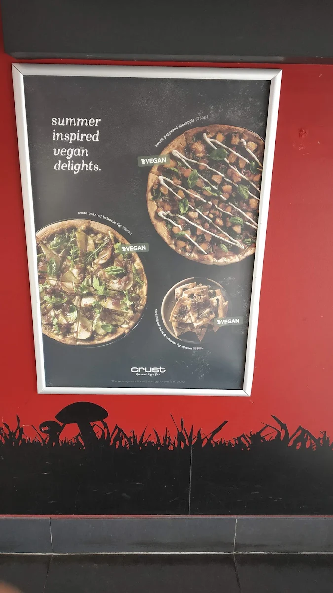 Menu, Crust Pizza Cheltenham
