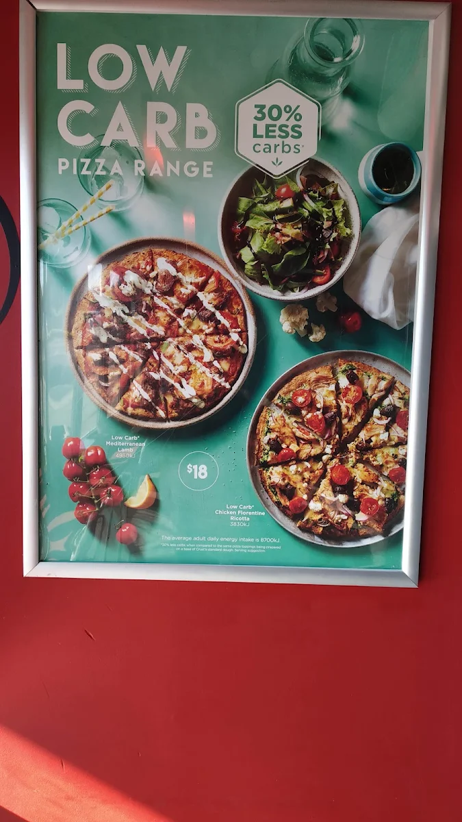 Menu, Crust Pizza Cheltenham